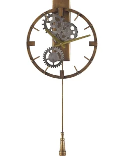 Clearance Beliani Orologio da parete MARCOTE 30 cm Metallo Oro Oro Argento