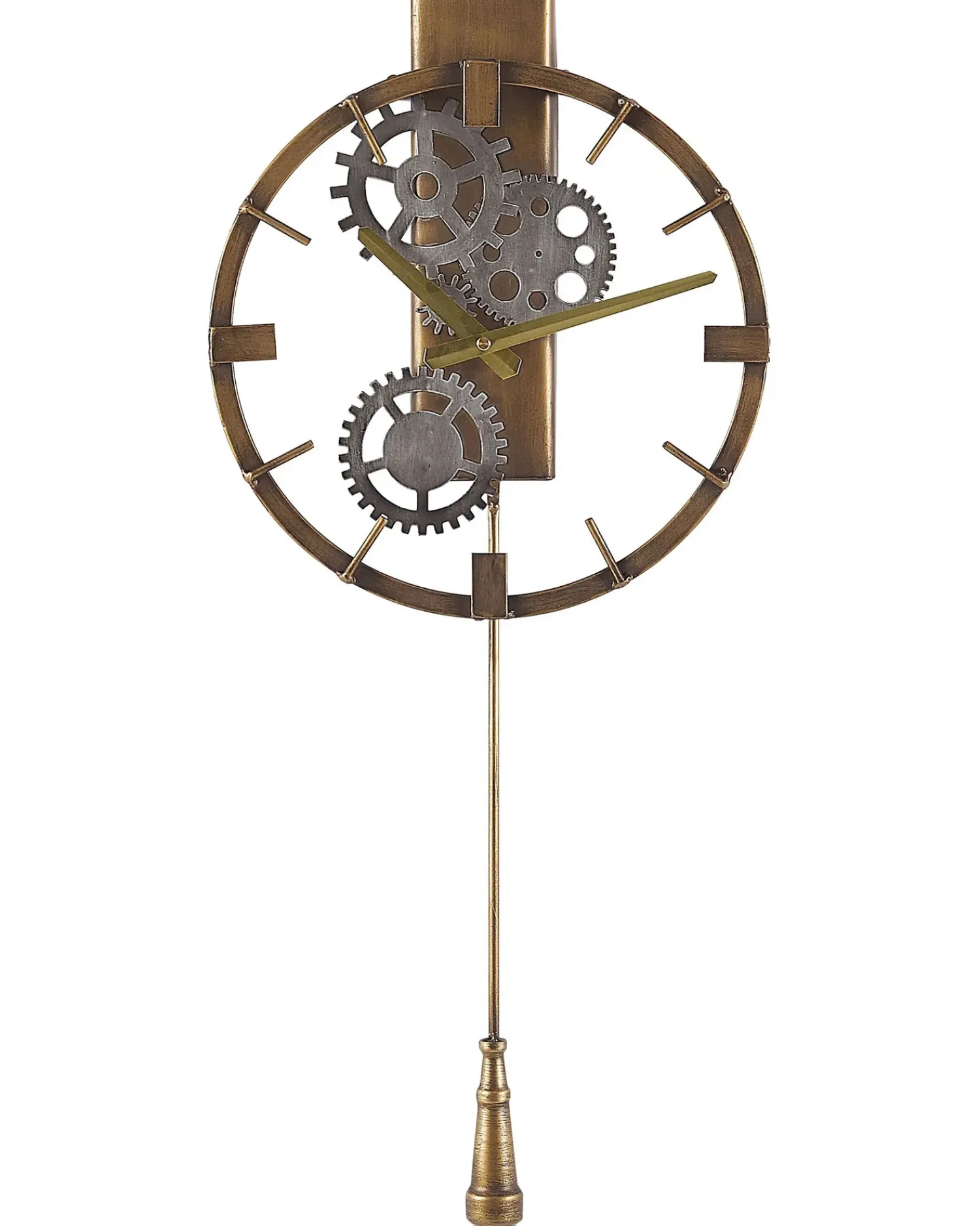 Clearance Beliani Orologio da parete MARCOTE 30 cm Metallo Oro Oro Argento