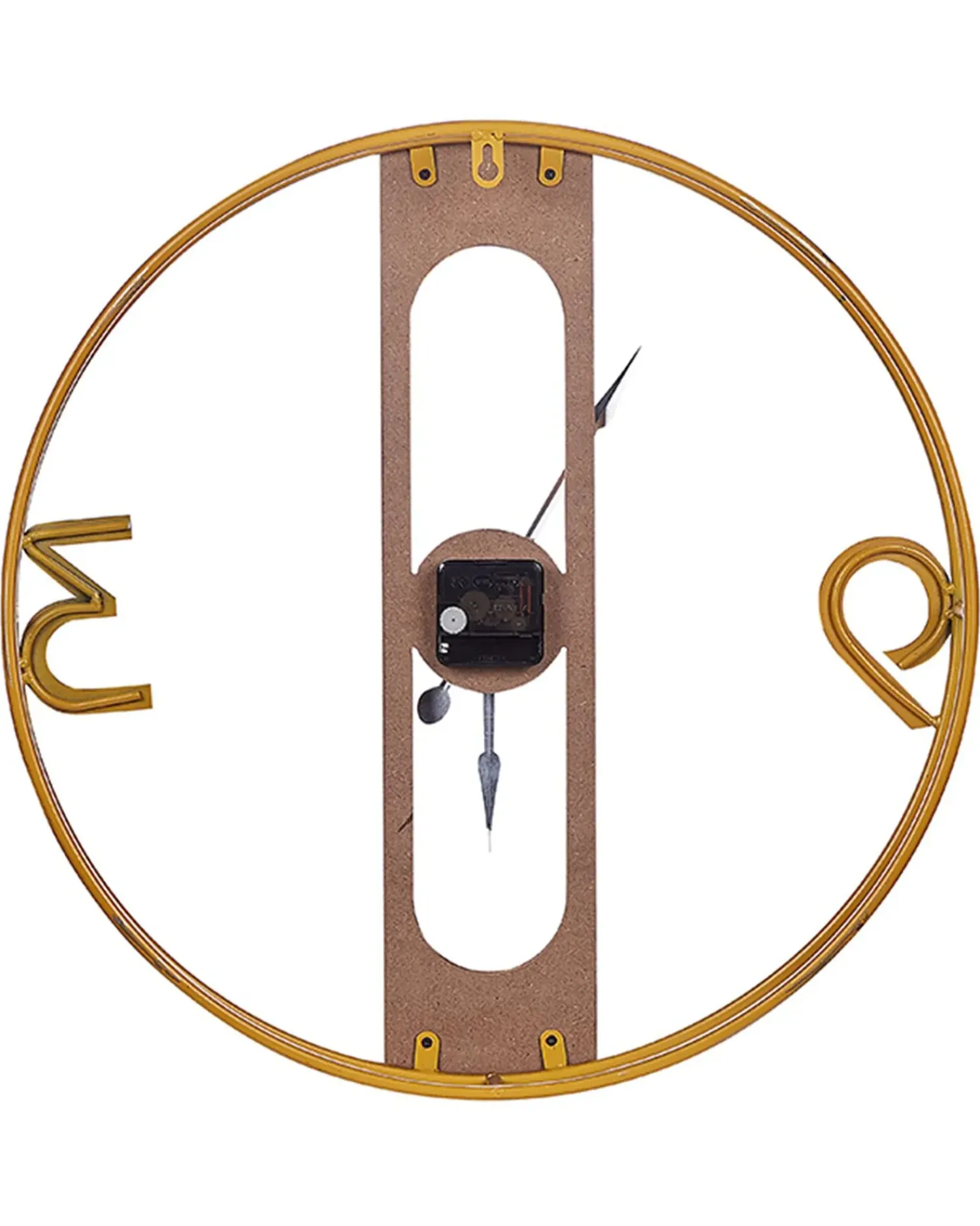 Outlet Beliani Orologio da parete MULHOUSE 50 cm Marrone