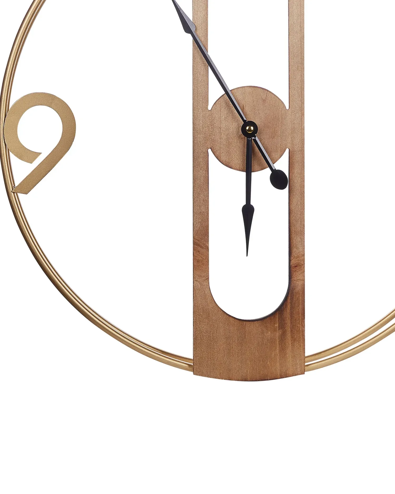 Outlet Beliani Orologio da parete MULHOUSE 50 cm Marrone