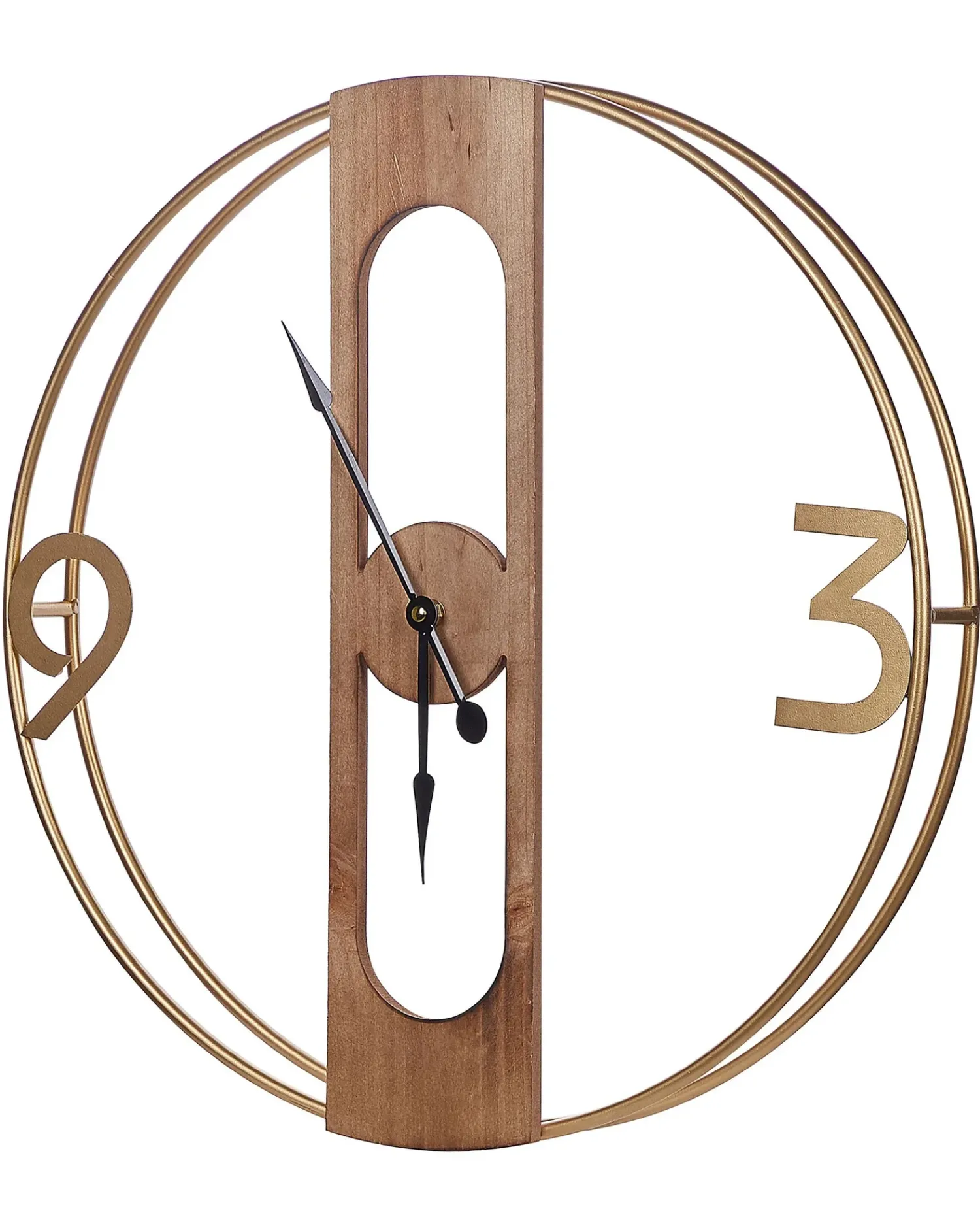 Outlet Beliani Orologio da parete MULHOUSE 50 cm Marrone