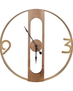 Outlet Beliani Orologio da parete MULHOUSE 50 cm Marrone
