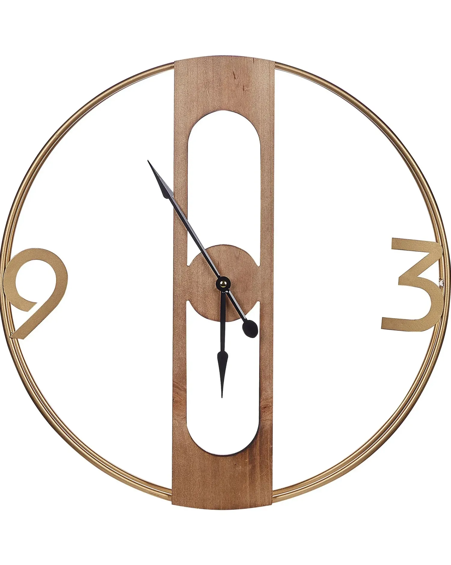 Outlet Beliani Orologio da parete MULHOUSE 50 cm Marrone