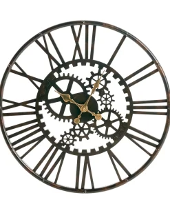 Best Beliani Orologio da parete PETRER 60 cm Metallo Nero