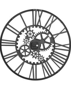 Best Beliani Orologio da parete PETRER 60 cm Metallo Nero