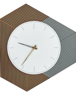 Outlet Beliani Orologio da parete SAILON 52 cm Bianco Bianco Arancione Grigio
