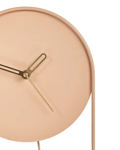 Outlet Beliani Orologio da parete SALVAN 20 cm Metallo pesca Rosa