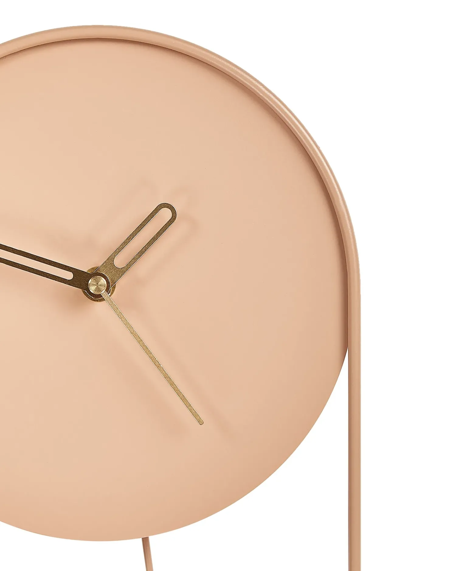 Outlet Beliani Orologio da parete SALVAN 20 cm Metallo pesca Rosa