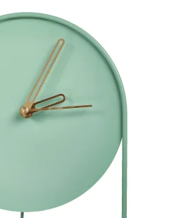 Best Beliani Orologio da parete SALVAN 20 cm Metallo Verde chiaro Oro Verde