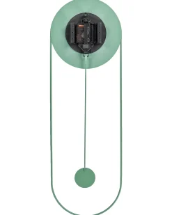 Best Beliani Orologio da parete SALVAN 20 cm Metallo Verde chiaro Oro Verde