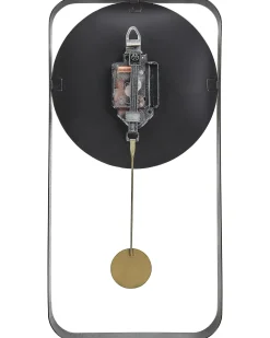 Clearance Beliani Orologio da parete SERVOZ 21 cm Metallo Nero Oro Nero