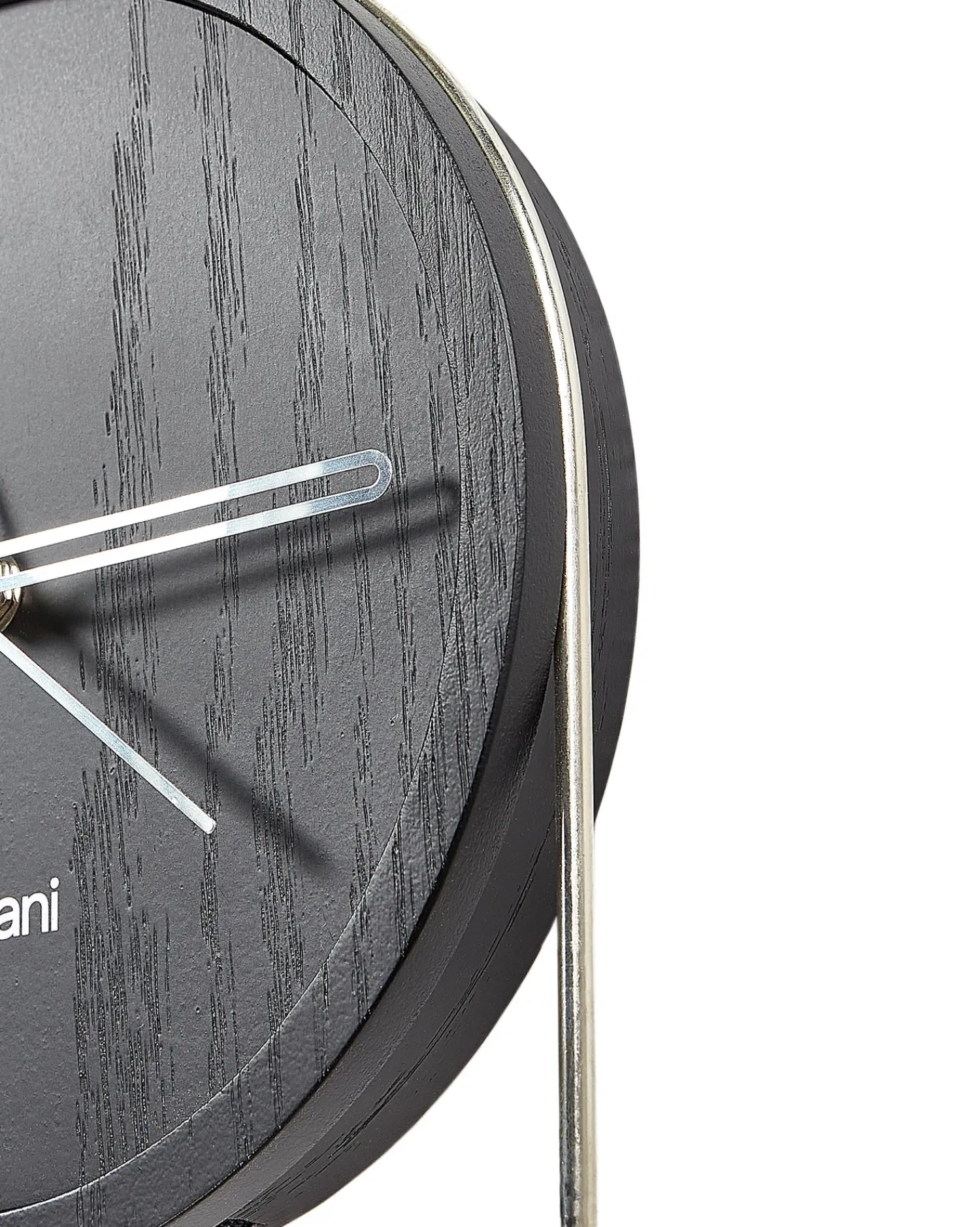 Sale Beliani Orologio da parete SIERRE 20 cm Nero Argento Nero