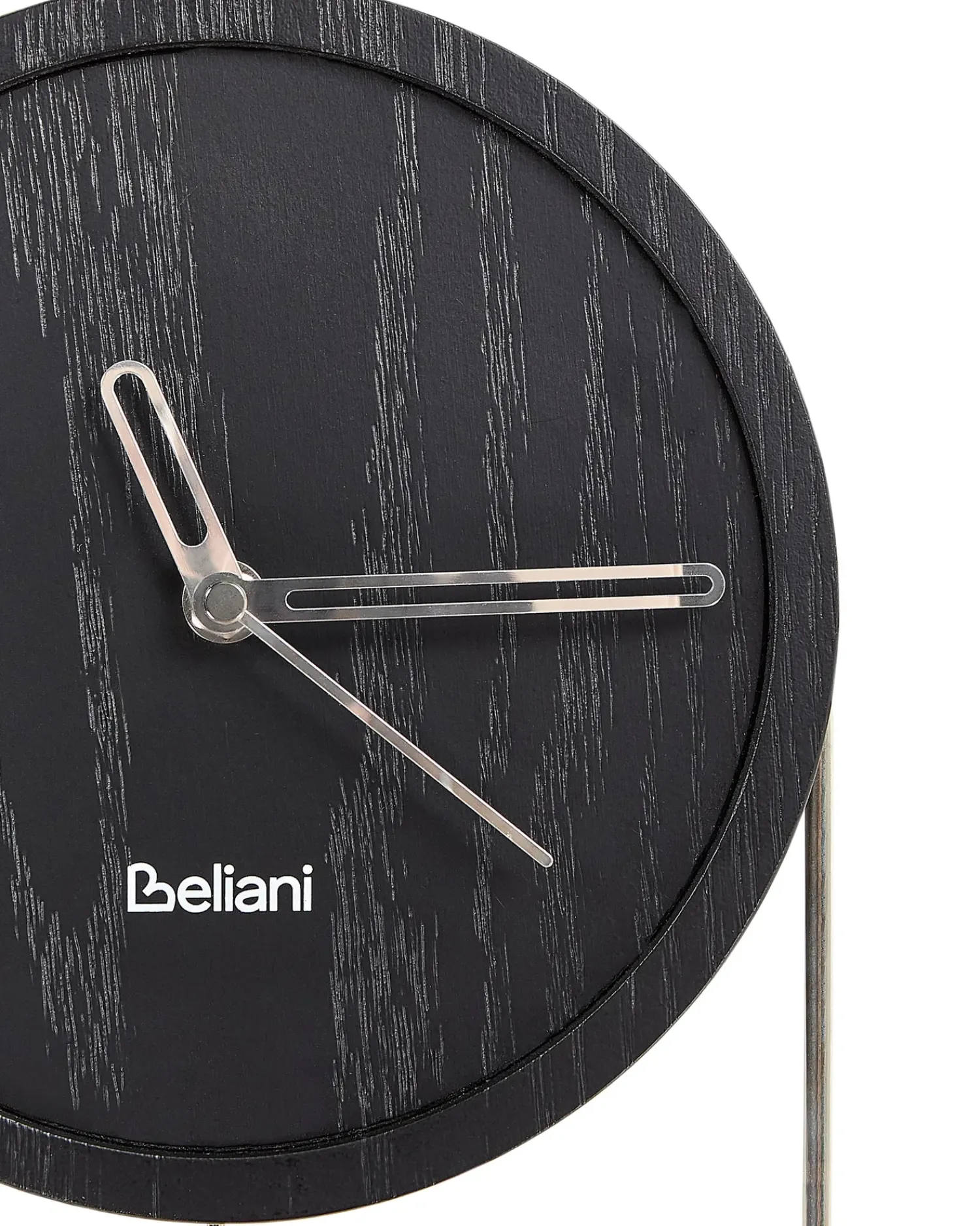 Sale Beliani Orologio da parete SIERRE 20 cm Nero Argento Nero