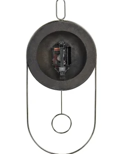 Sale Beliani Orologio da parete SIERRE 20 cm Nero Argento Nero