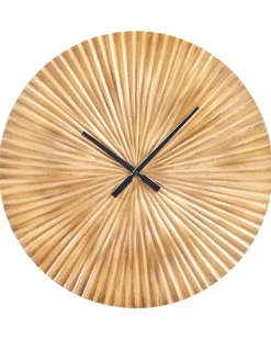 Clearance Beliani Orologio da parete VAIGAI 59 cm Metallo Oro Ottone Nero