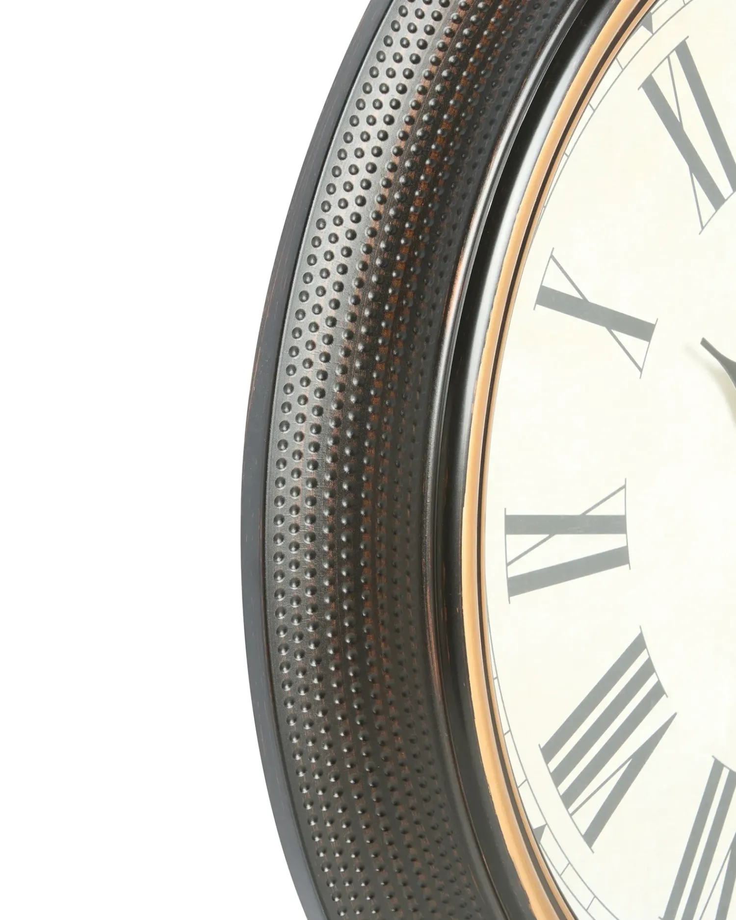 Outlet Beliani Orologio da parete VILLENA 63 cm Nero Oro Nero