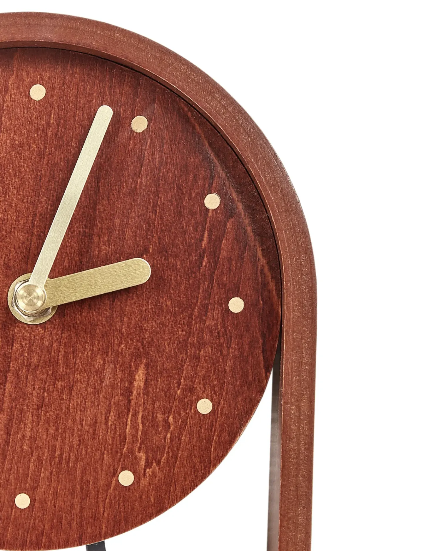 Discount Beliani Orologio FERDEN 15 cm Marrone Marrone Oro