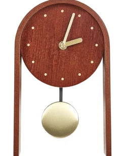 Discount Beliani Orologio FERDEN 15 cm Marrone Marrone Oro
