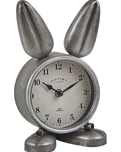 Best Beliani Orologio THUSIS 15 cm Metallo Argento Bianco Argento Nero