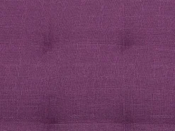 Sale Beliani Ottomana ABERDEEN Tessuto Viola Viola Argento