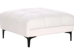 New Beliani ALNES Bouclé Bianco Bianco Nero