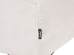 Beliani ALNES Tessuto Bianco sporco Bianco Nero