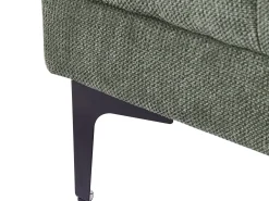 Outlet Beliani ALNES Tessuto Verde scuro Nero Verde