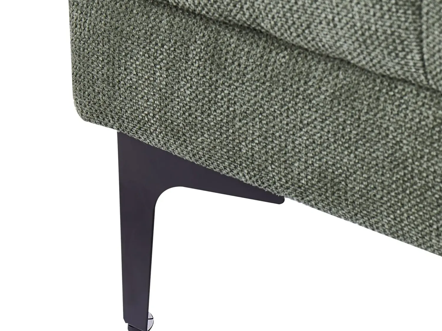 Outlet Beliani ALNES Tessuto Verde scuro Nero Verde