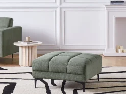 Outlet Beliani ALNES Tessuto Verde scuro Nero Verde