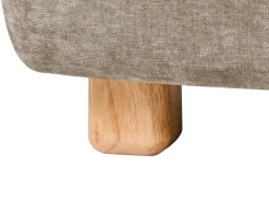 New Beliani AMLI Tessuto Beige Beige Marrone