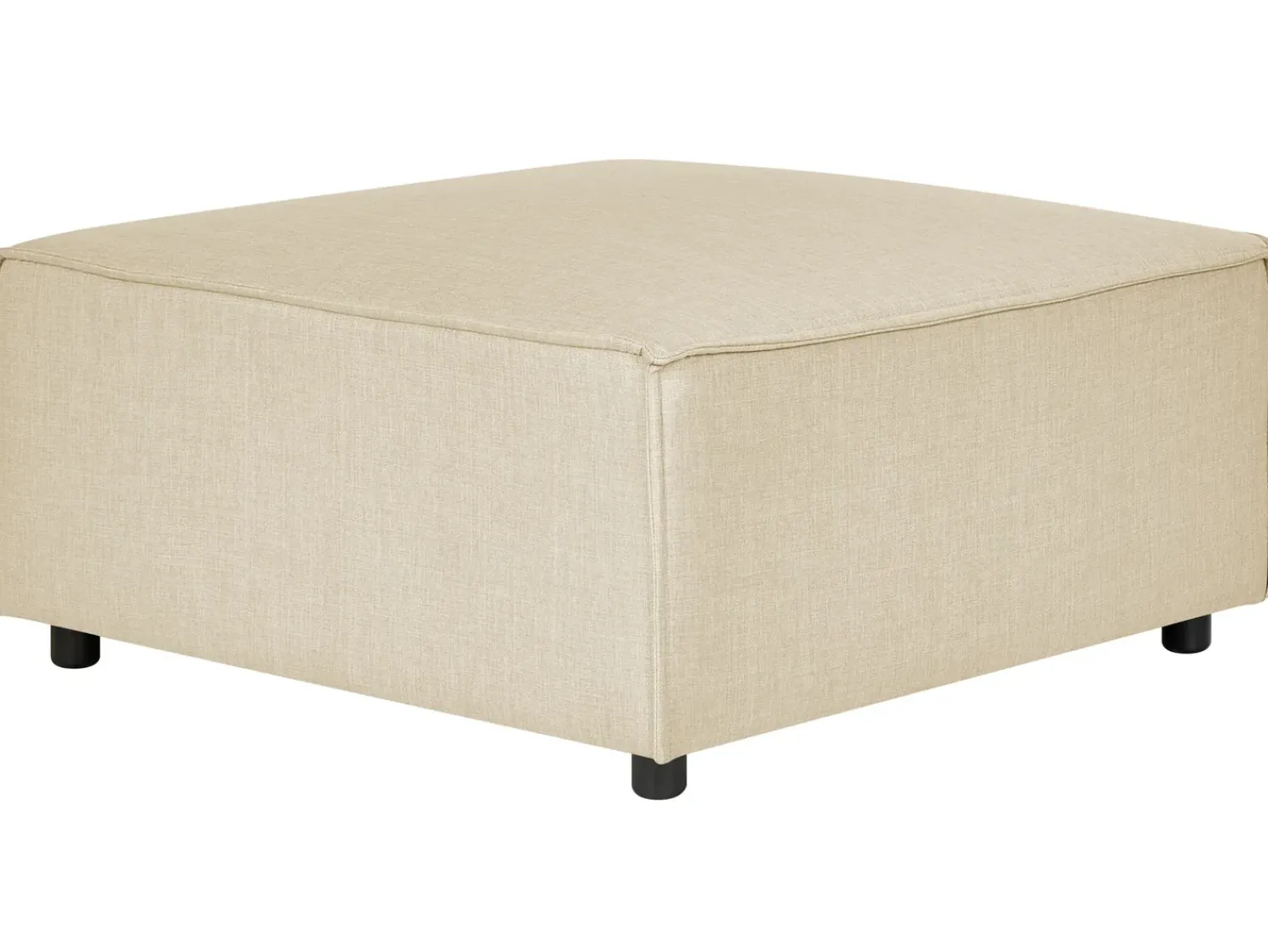 Sale Beliani APRICA Lino sintetico Beige Beige Nero