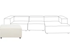 New Beliani ARDAL Bouclé Bianco sporco Bianco Nero