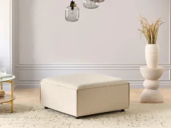Outlet Beliani ARDAL Tessuto Beige Beige Nero