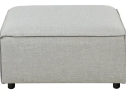 Beliani ARDAL Tessuto Grigio chiaro Grigio Nero