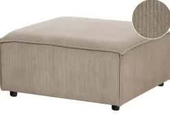 New Beliani ARDAL Velluto a coste Marrone chiaro Marrone Nero