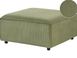 Outlet Beliani ARDAL Velluto a coste Verde Nero Verde