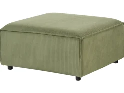 Outlet Beliani ARDAL Velluto a coste Verde Nero Verde