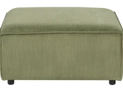 Outlet Beliani ARDAL Velluto a coste Verde Nero Verde