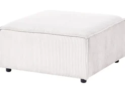 Sale Beliani ARDAL Velluto a coste Bianco sporco Bianco Nero
