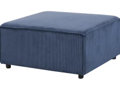 Best Beliani ARDAL Velluto a coste Blu scuro Blu Nero