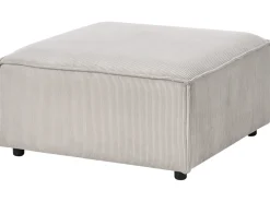 Clearance Beliani ARDAL Velluto a coste Tortora Beige Nero