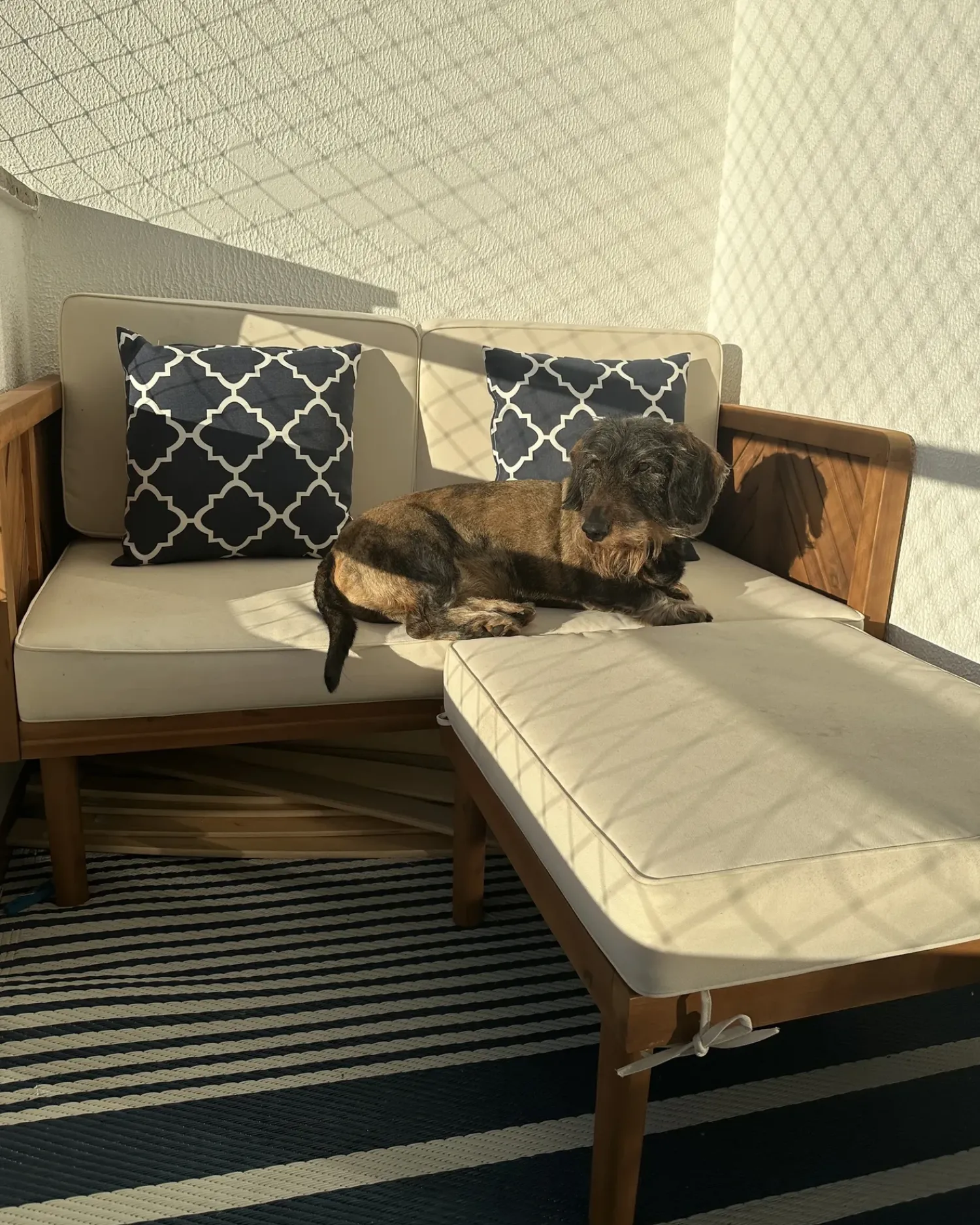 New Beliani BARATTI Legno d'acacia Marrone Beige Marrone