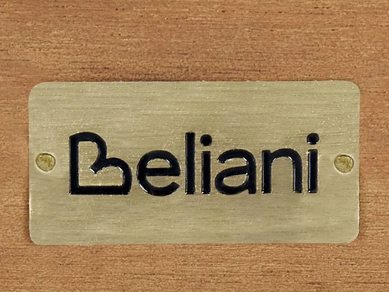 New Beliani BARATTI Legno d'acacia Marrone Beige Marrone