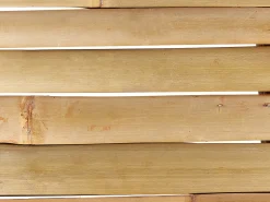 Clearance Beliani Ottomana da giardino CERRETO Bambù Bianco sporco Bianco Marrone