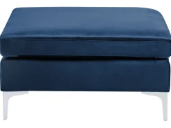 Hot Beliani EVJA Velluto marino Blu