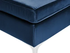 Hot Beliani EVJA Velluto marino Blu