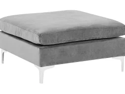 Clearance Beliani EVJA Velluto Grigio