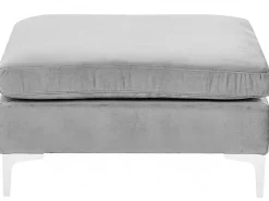 Clearance Beliani EVJA Velluto Grigio