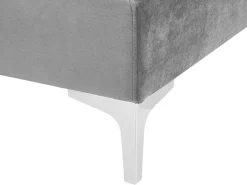 Clearance Beliani EVJA Velluto Grigio