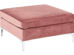 Discount Beliani EVJA Velluto Rosa